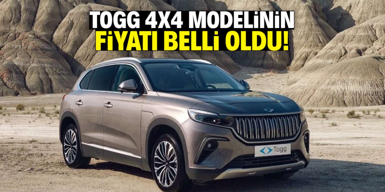 TOGG 4 çeker modelinin fiyatını duyurdu! 4 saniyede 100 hıza ulaşıyor
