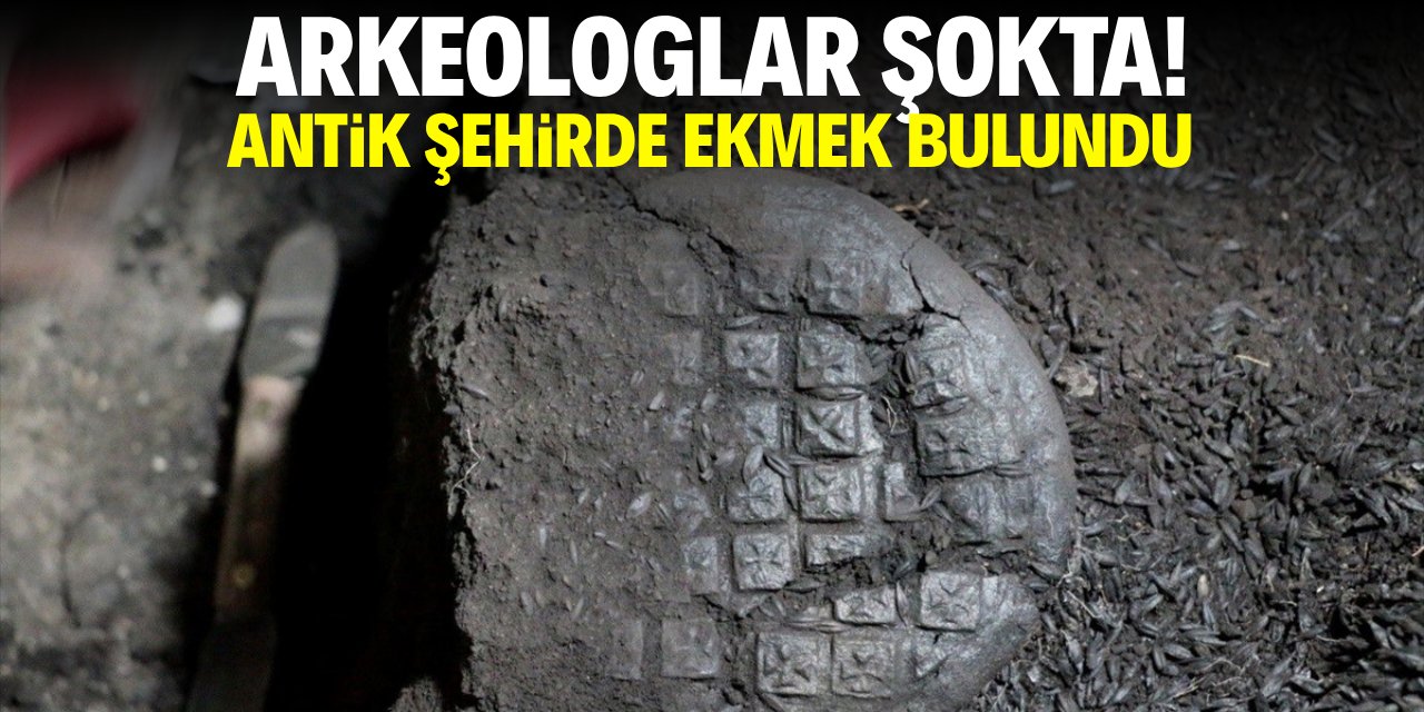Arkeologlar şokta! Antİk kentte ekmek bulundu