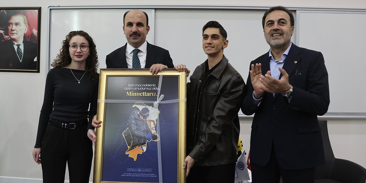 Altay, KTO Karatay'da üniversitelilerle buluştu