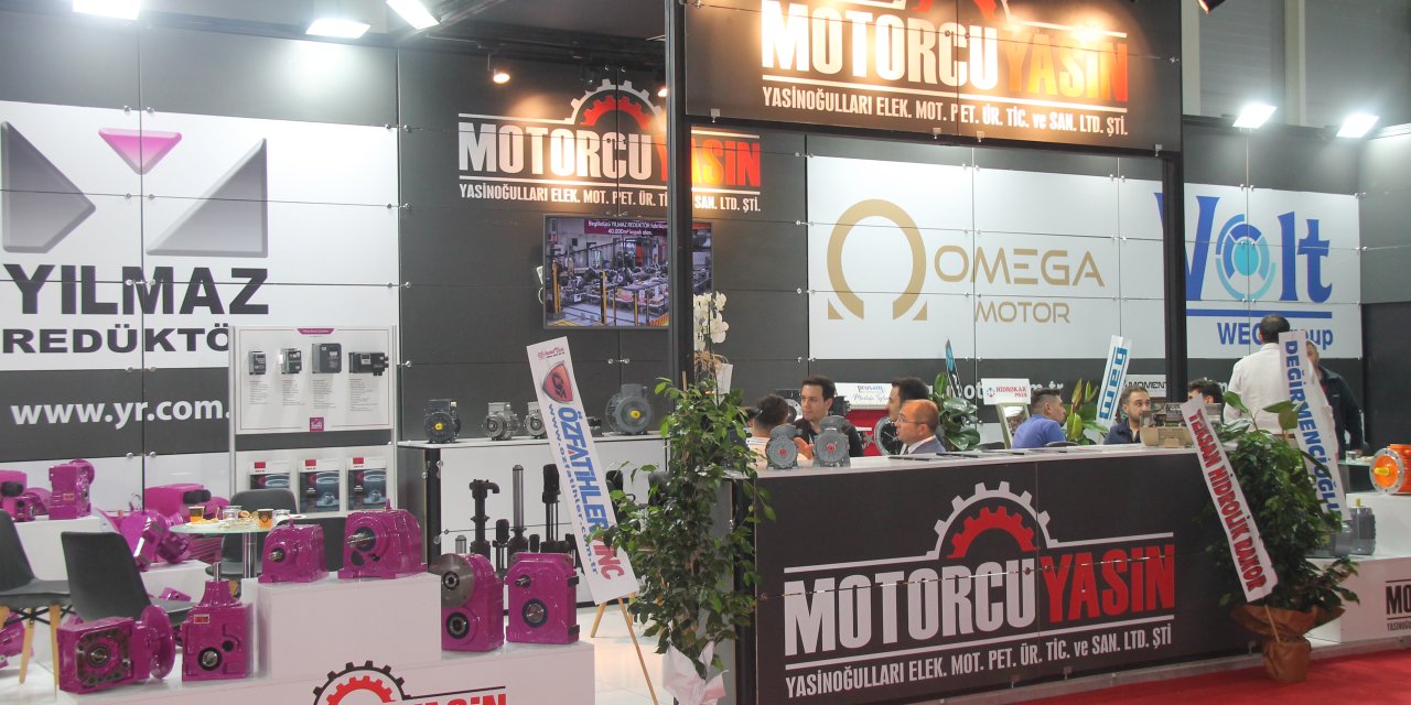 Motorcu Yasin fuarda büyük ilgi gördü