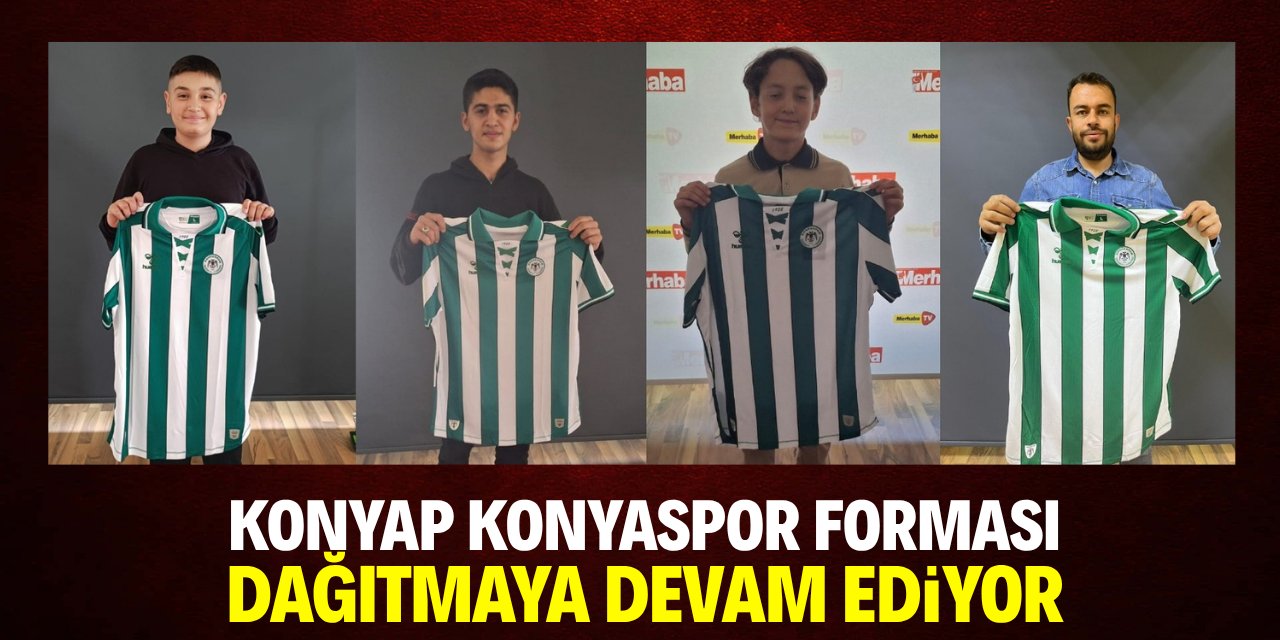 KONYAP Konyaspor forması dağıtmaya devam ediyor