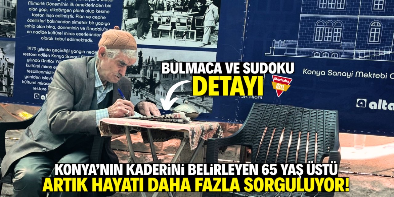 Konya’da emekliler artık çok farklı: Sorguluyorlar bulmaca çözüyorlar