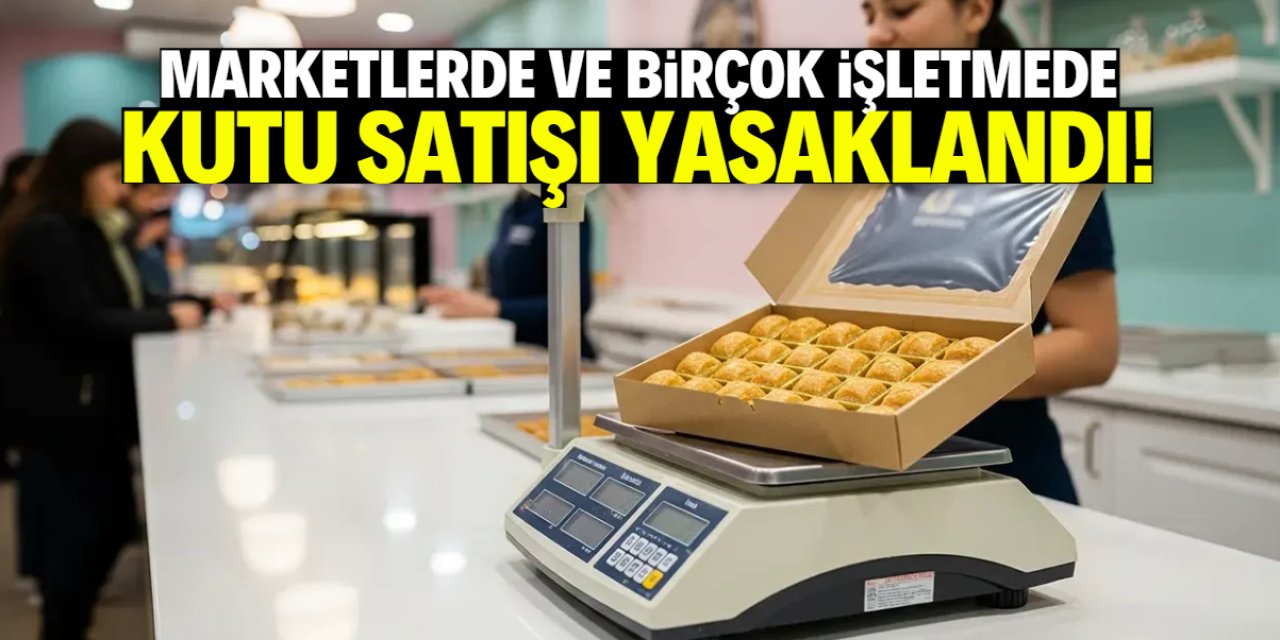 Marketlerde ve birçok işletmede kutu satışı yasaklandı! Yeni zorunluluk getirildi