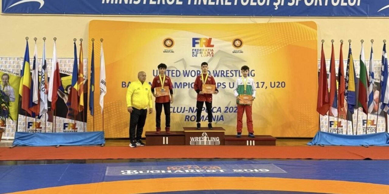 Karatay’ın güreşçileri Avrupa’da parladı