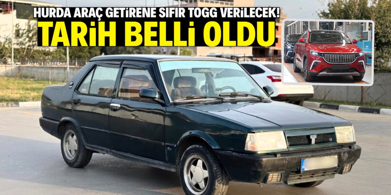 Hurda araç getirene sıfır TOGG verilecek! Tarih belli oldu