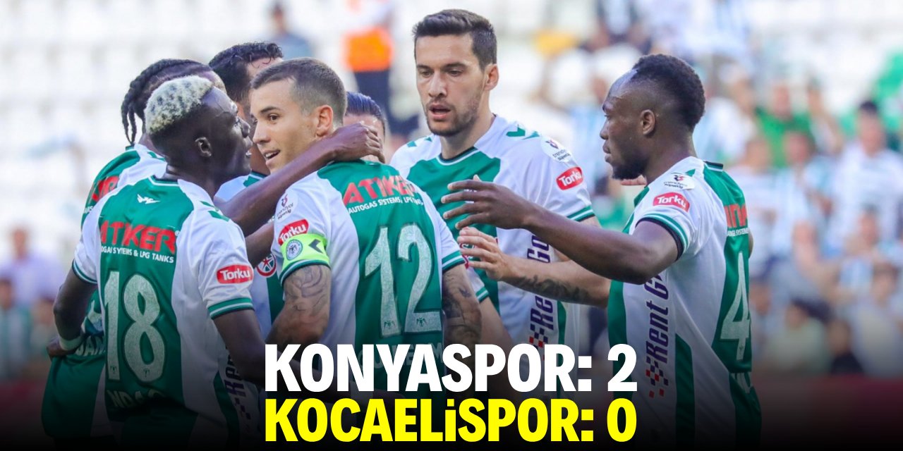 Konyaspor: 2 Kocaelispor: 0