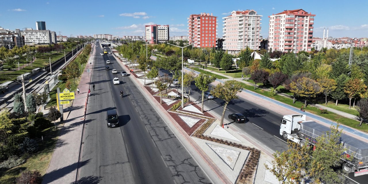 Konya'da kuraklığa karşı peyzaj