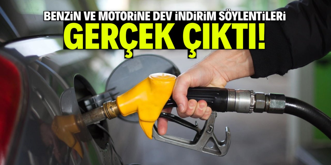 Benzine dev indirim söylentileri gerçek oldu! Bu tarihte fiyat düşecek