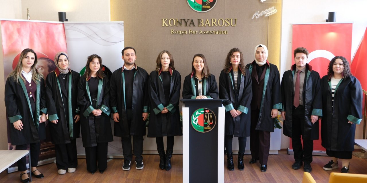Konya'da genç avukatlardan talepler