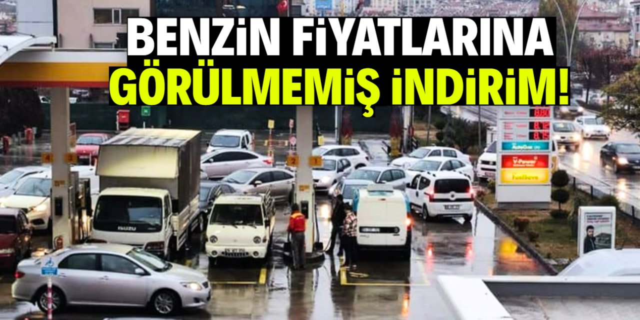 Benzine görülmemiş indirim yarın geliyor