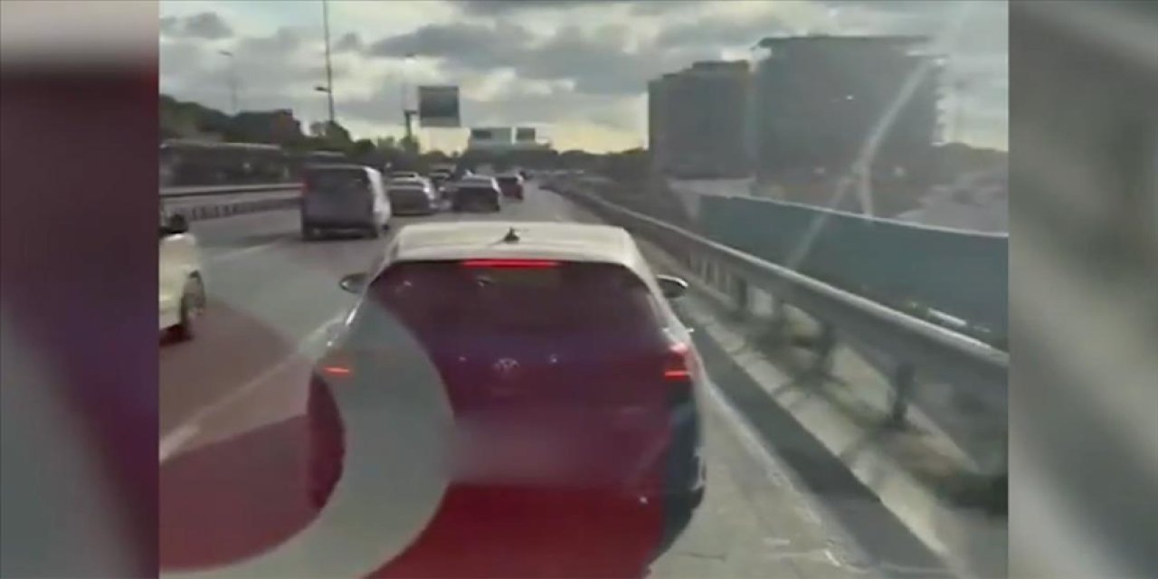 Ambulansa yol vermeyen sürücü yakalandı