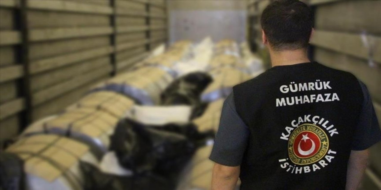 Gümrükler Muhafaza Müdürlüğü ekipleri Tekirdağ ve Edirne'de 1,3 ton uyuşturucu ele geçirdi