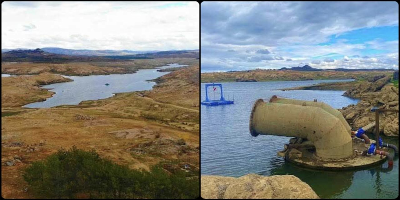 Kayalıköy Barajı'nda su bitiyor