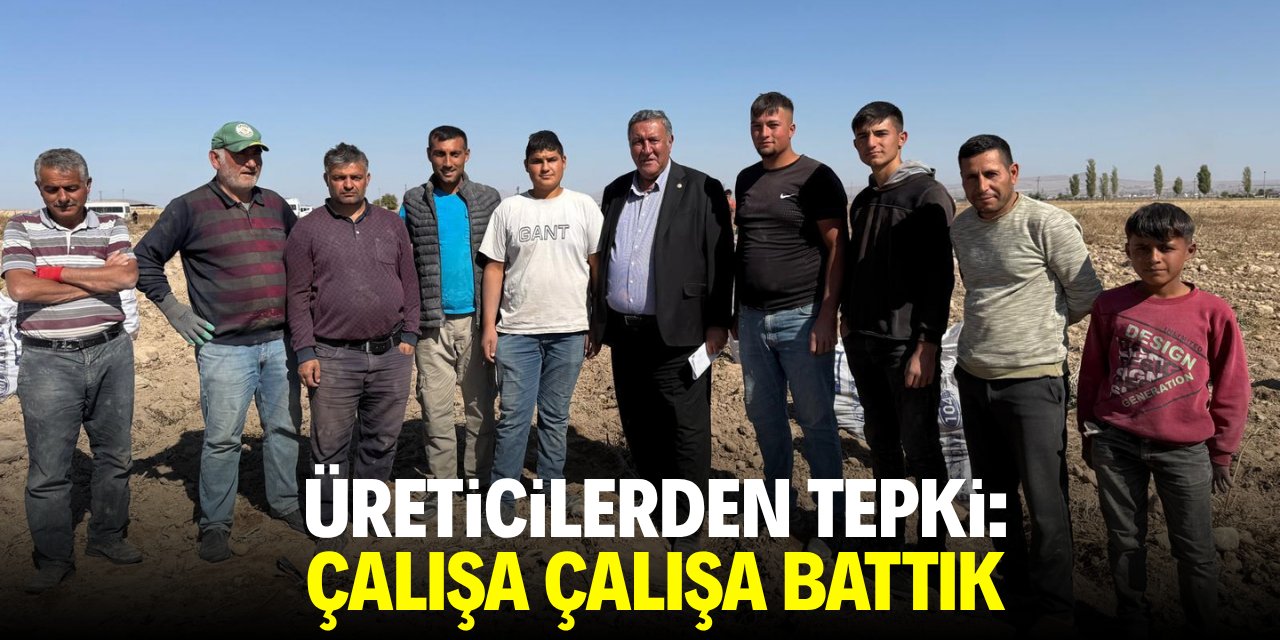Üreticilerden tepki: Çalışa çalışa battık