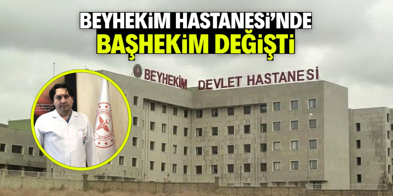 Konya Beyhekim Hastanesi'nde başhekim değişti! İşte o isim