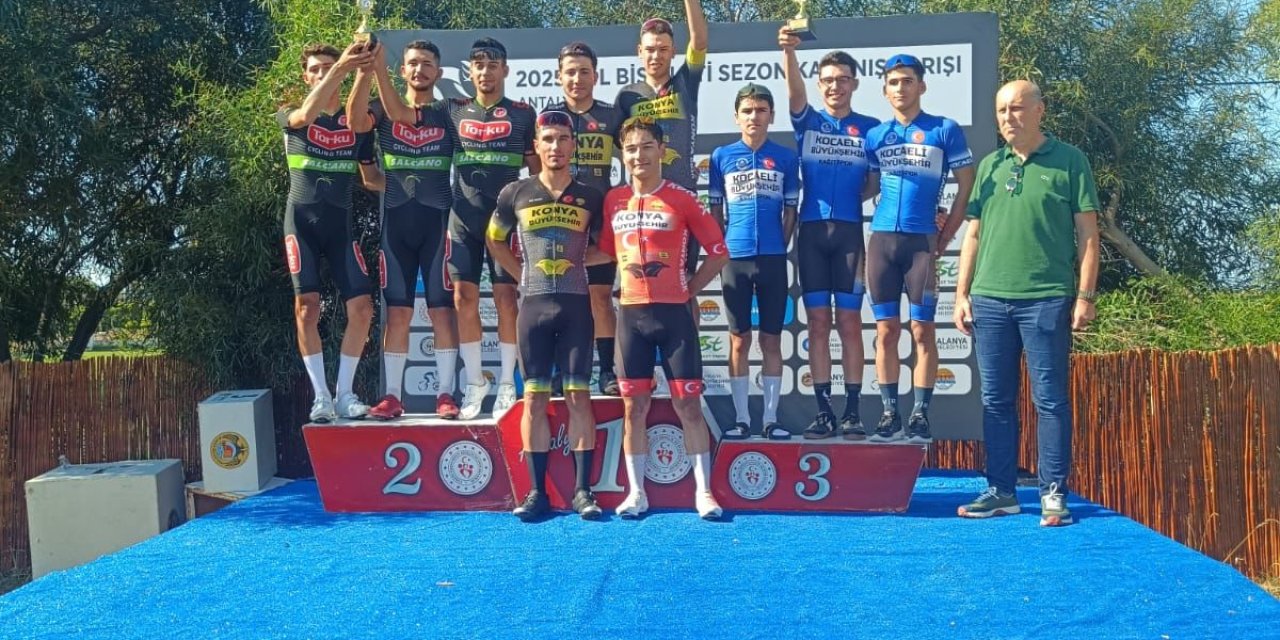 Büyükşehirli pedallar sezonu 7 madalya ile noktaladı