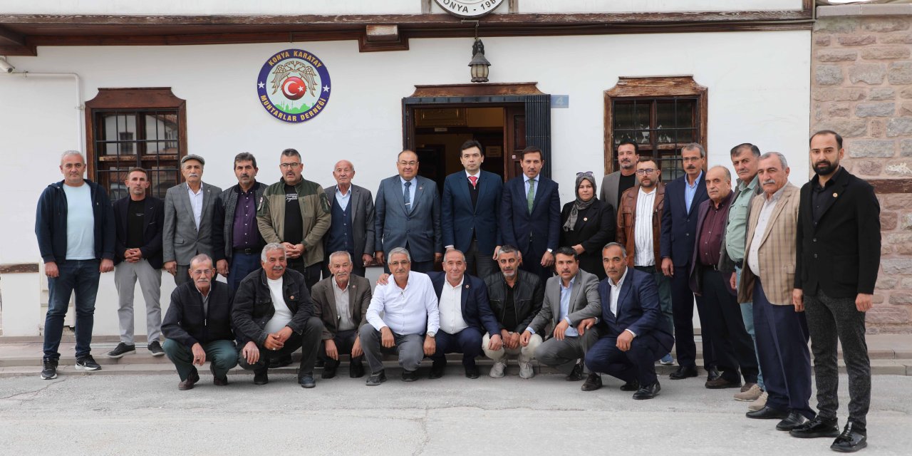 Muhtarlar Karatay Arastası'nı inceledi