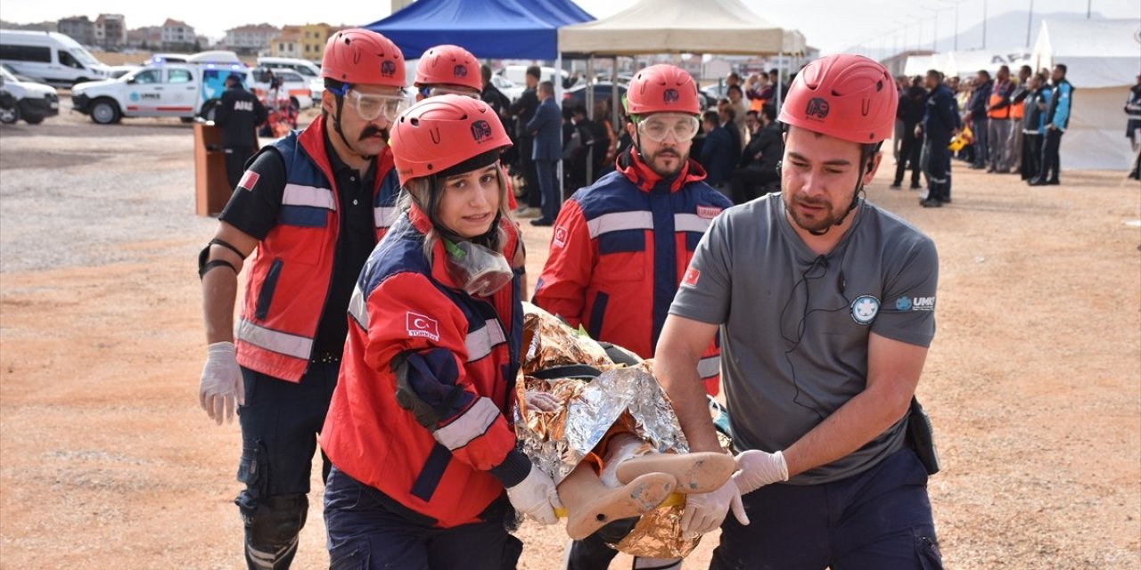 Türkiye Afet Müdahale Planı kapsamında tatbikat