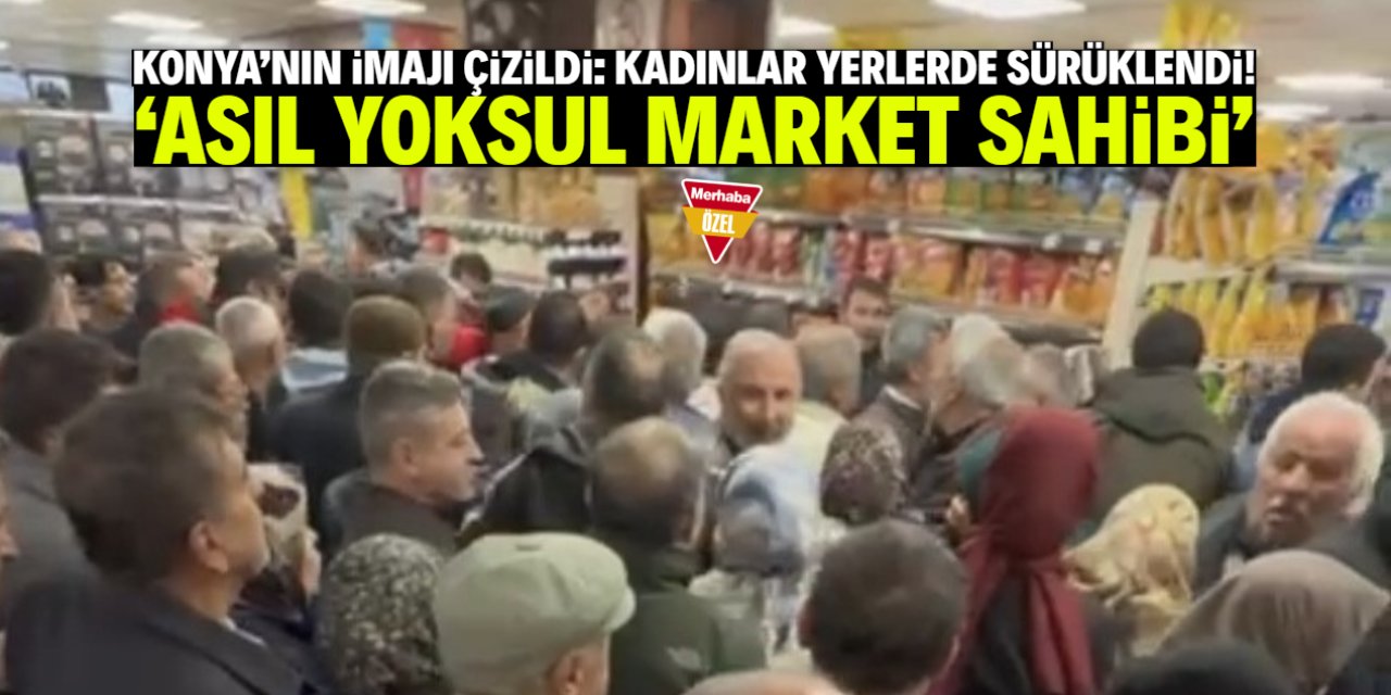 Konya'nın imajını çizen kampanya! Market sahibine 'yoksul' göndermesi