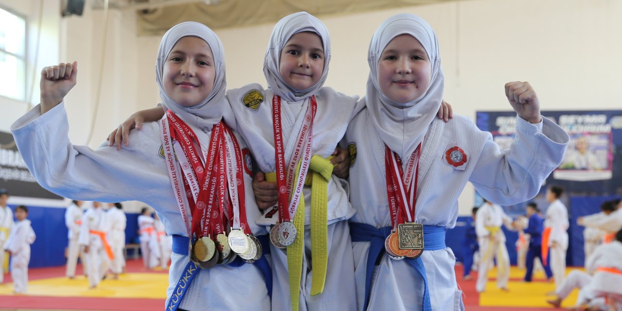 Judocu üç kız kardeş  birbirlerine "güç" veriyor
