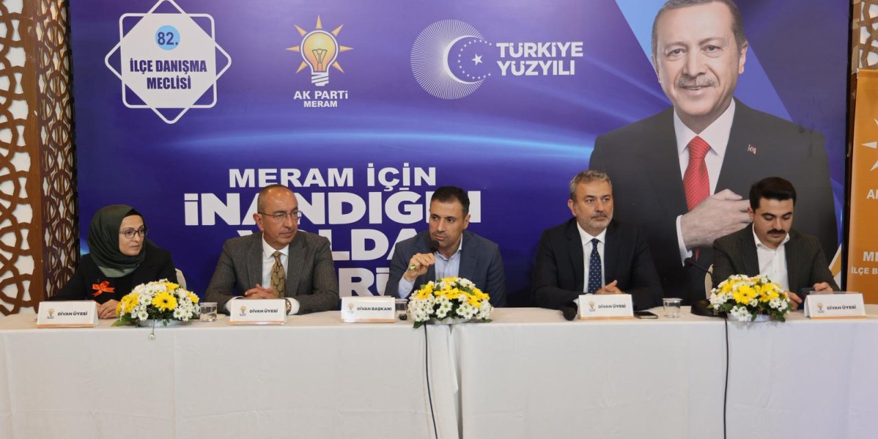 AK Parti Meram'dan Danışma Toplantısı