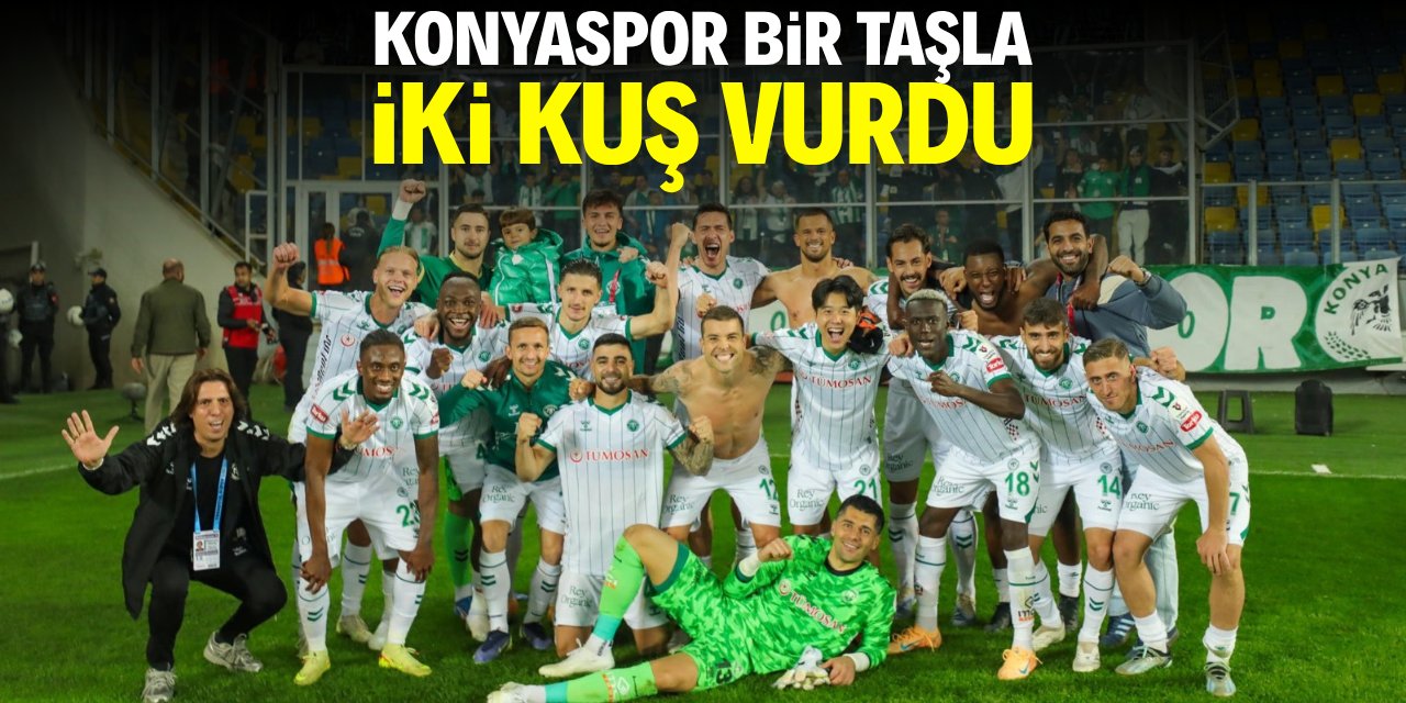 Konyaspor tek galibiyetle iki kötü seriyi bitirdi