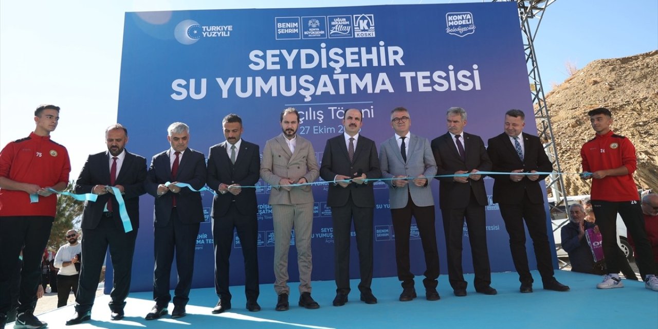 Seydişehir'de su yumuşatma tesisi açıldı