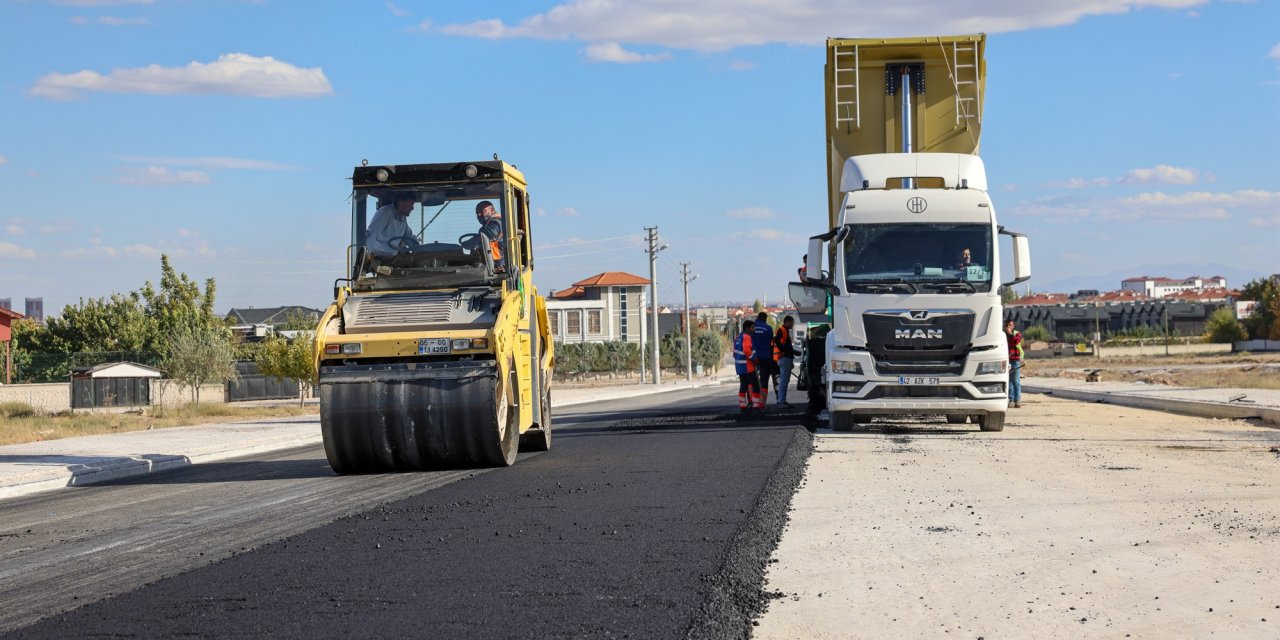 Selçuklu'ya 40 bin metrekarelik asfalt