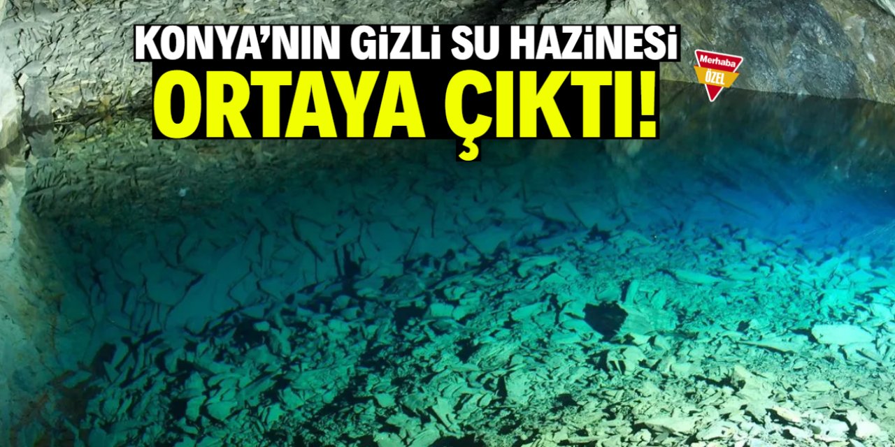 Konya merkezde gizli bir su hazinesi ortaya çıktı!