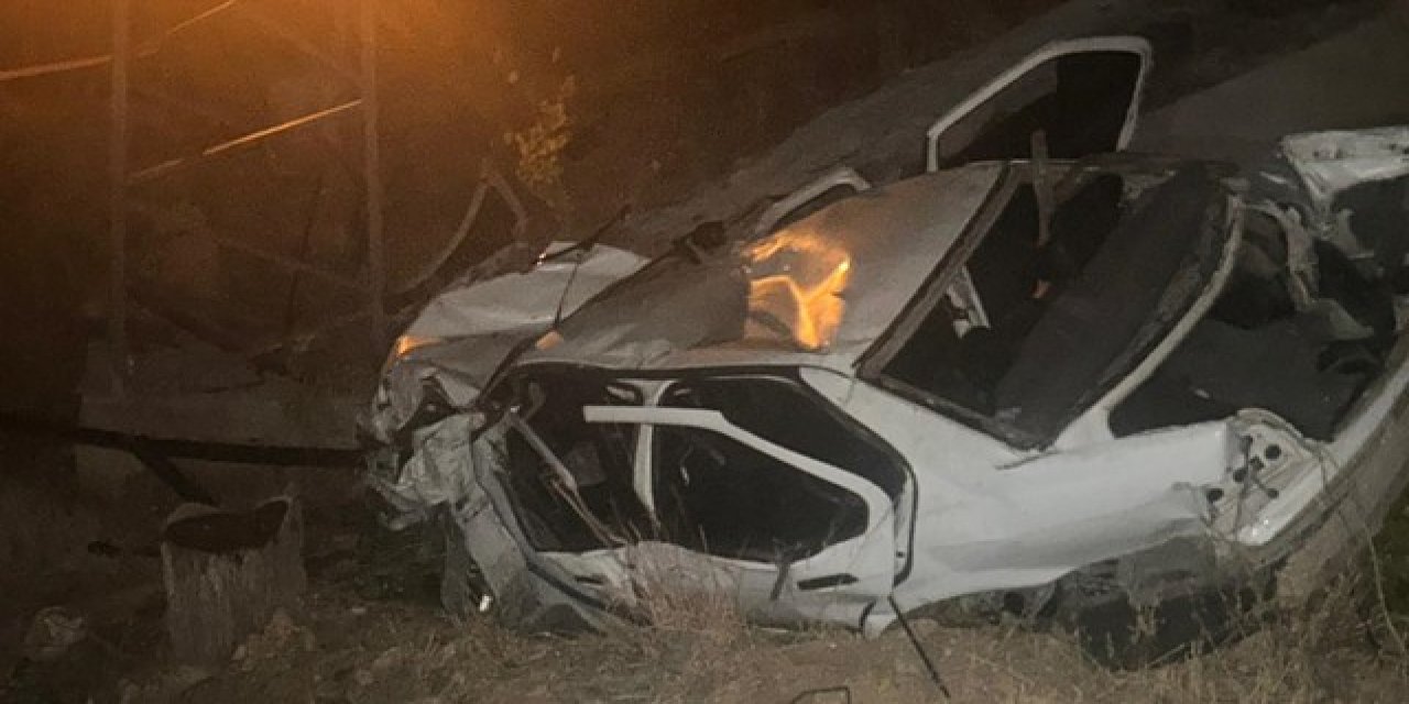 Otomobilin devrildiği kazada 1 kişi öldü