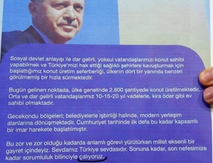 TOKİ’nin dergisinden ’çalıyoruz’ hatası!