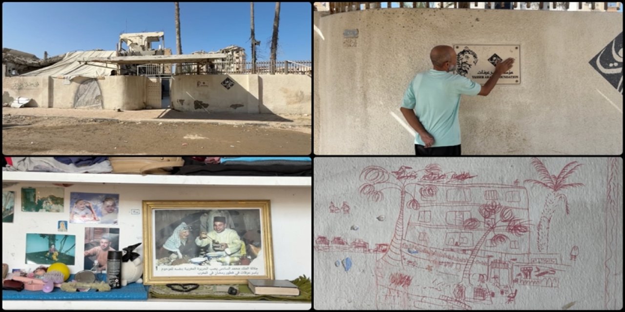 Arafat'ın Gazze'deki evinin son hali