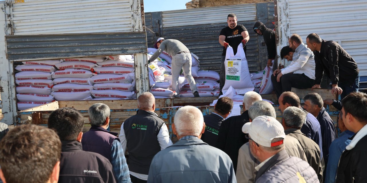 Büyükşehirden kuraklığa dayanıklı tohum desteği