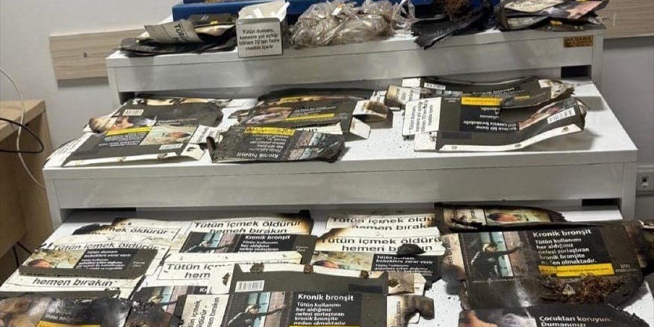 Akşehir'de kaçak sigara operasyonu