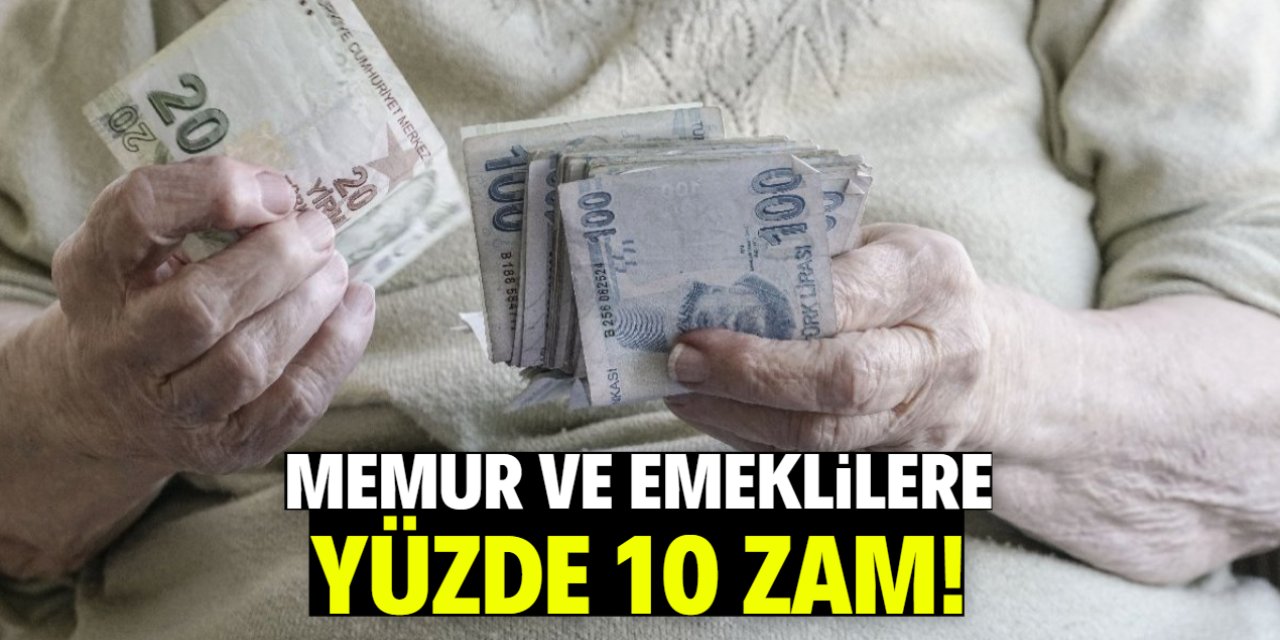 Memur ve emeklilere yüzde 10 zam! Enflasyon oranı belli oldu