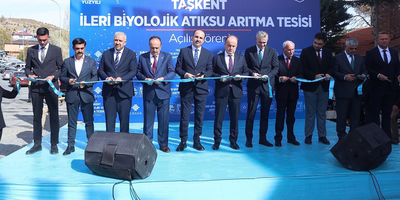 Büyükşehirden Taşkent'e arıtma tesisi