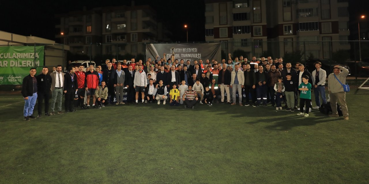 Karatay Birimler Arası Futbol Turnuvası tamamlandı