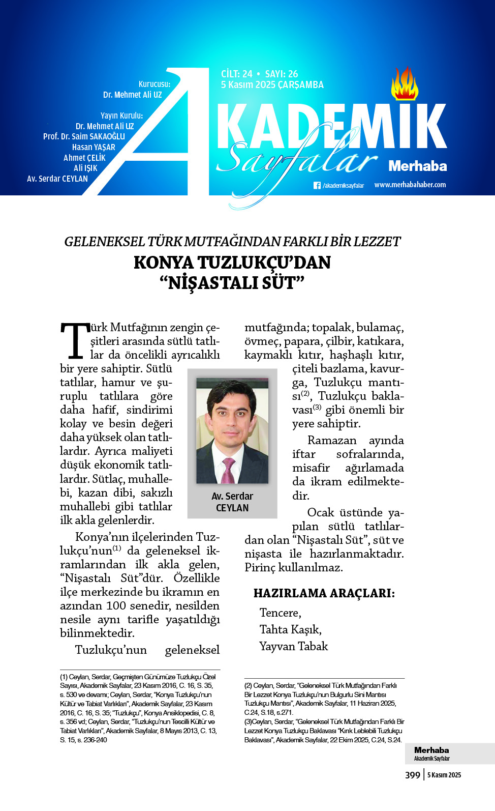 Cilt24, Sayı26, 4 Kasım 2025