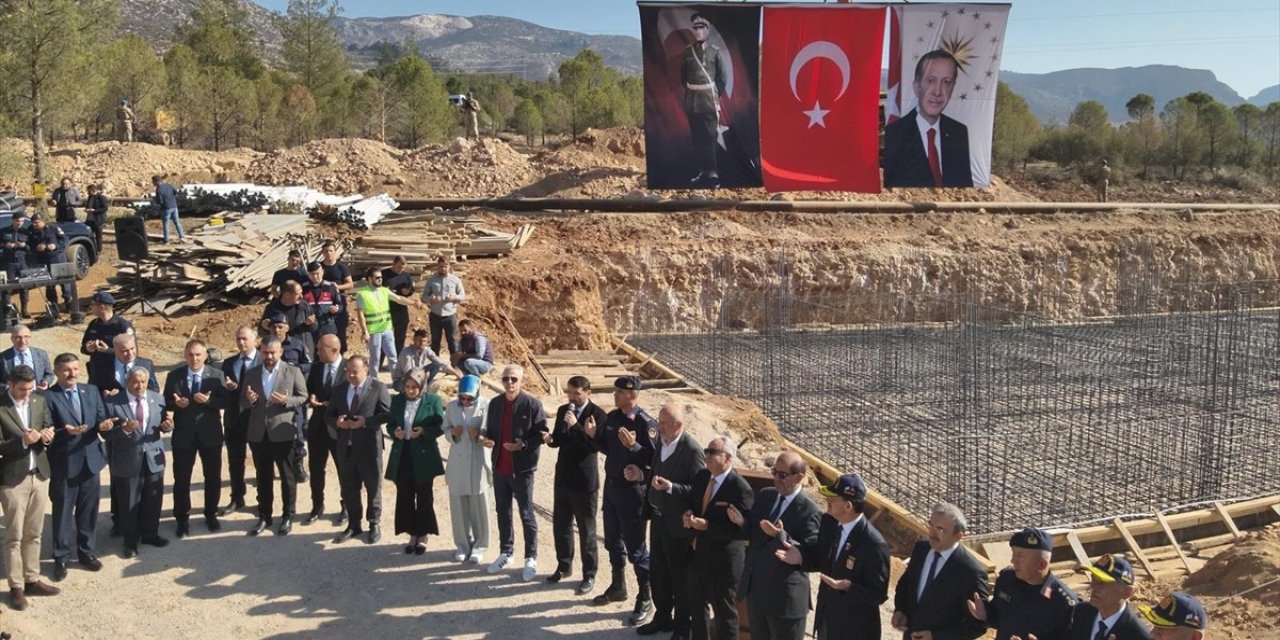 Jandarma Karakol Komutanlığı binasının temeli atıldı