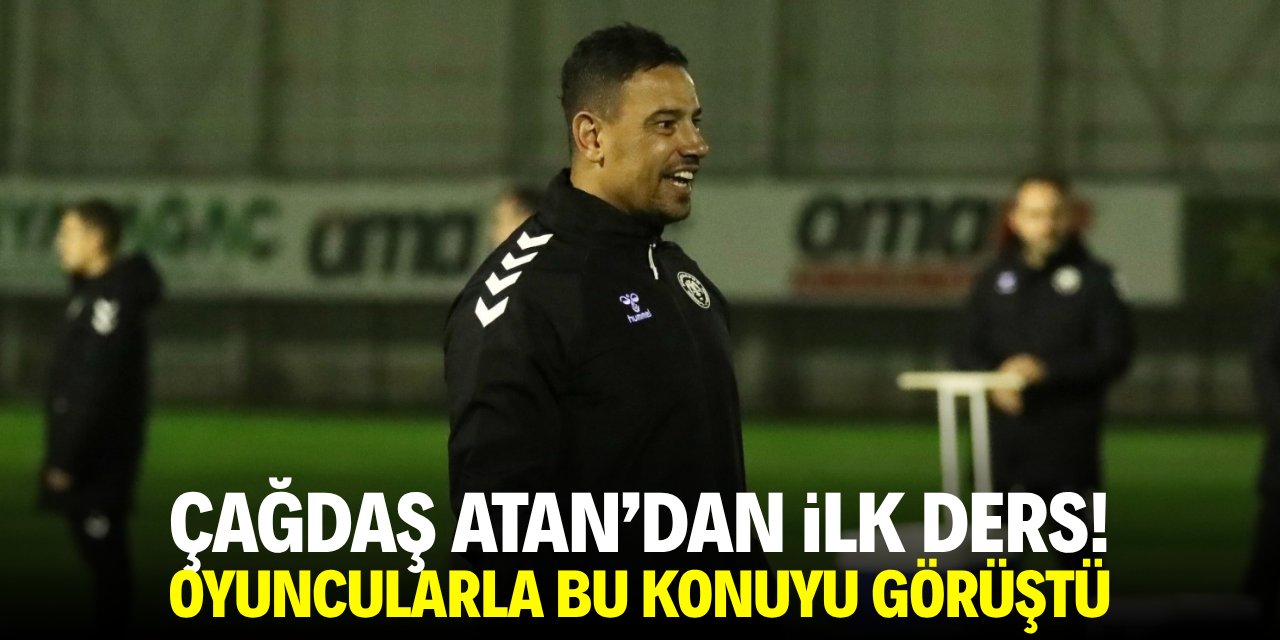 Çağdaş Atan’dan ilk ders! Oyuncularla bu konuyu görüştü