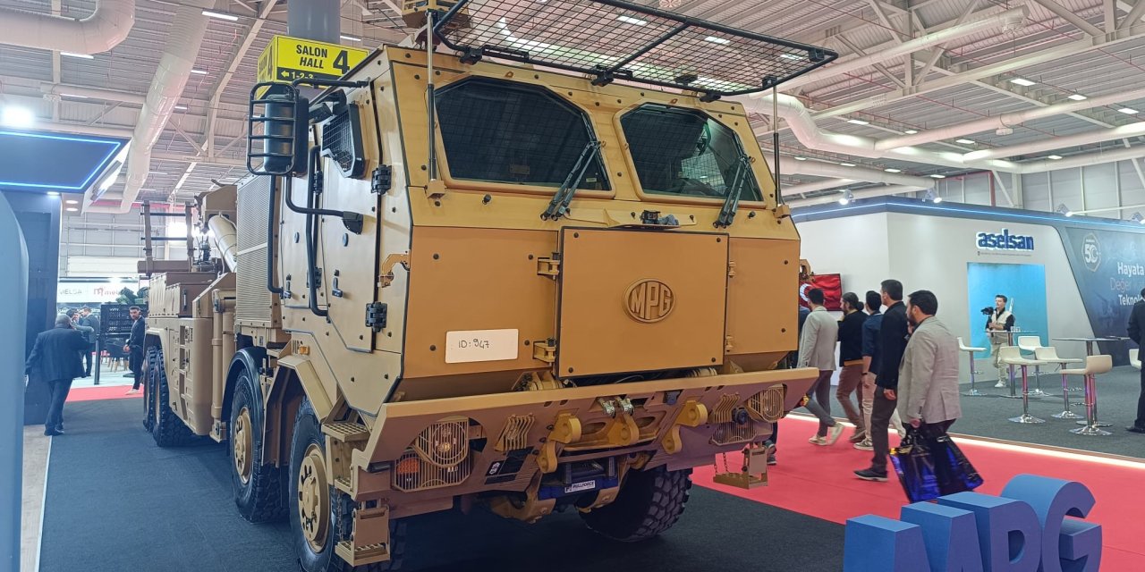 MPG Makine’den 8x8 zırhlı kurtarıcı gövde gösterisi