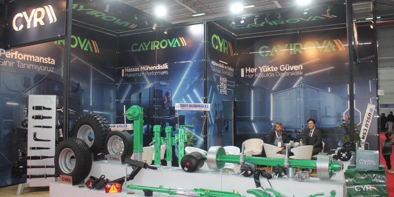 Konya Çayırova Otomotiv fuarda büyük ilgi gördü
