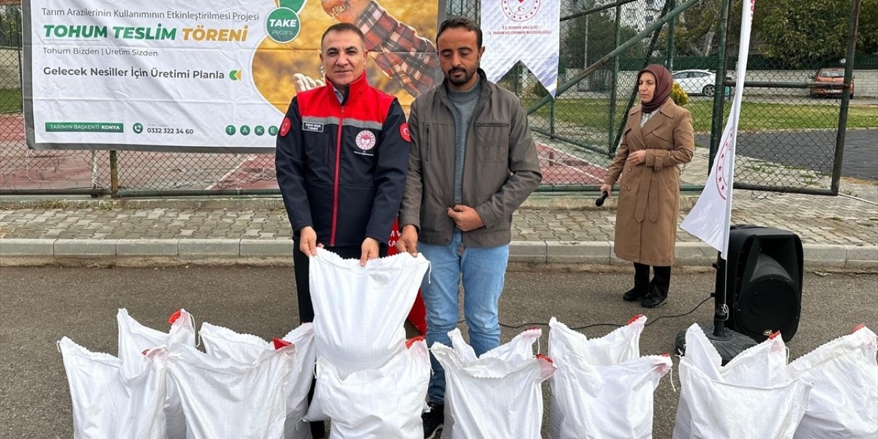 Kırmızı mercimek tohumu dağıtıldı