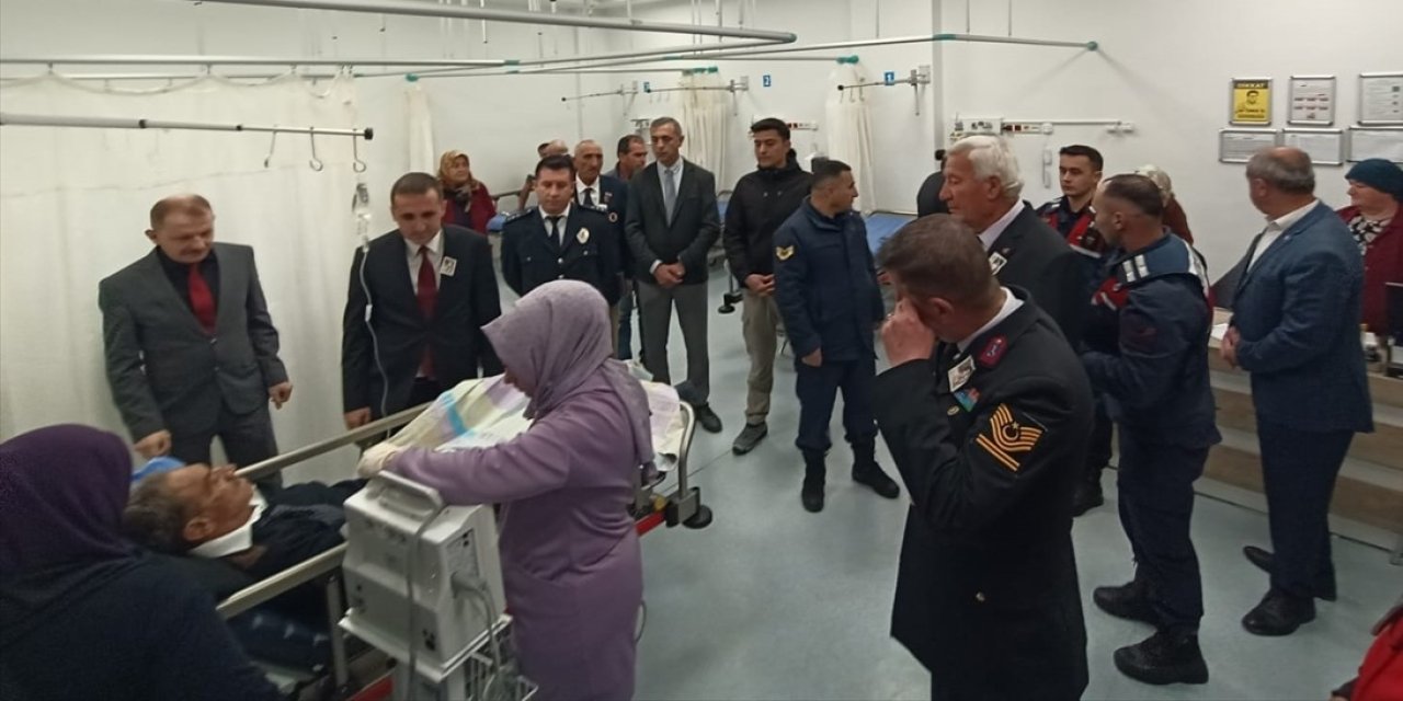 Törende rahatsızlanan gazi hastaneye kaldırıldı