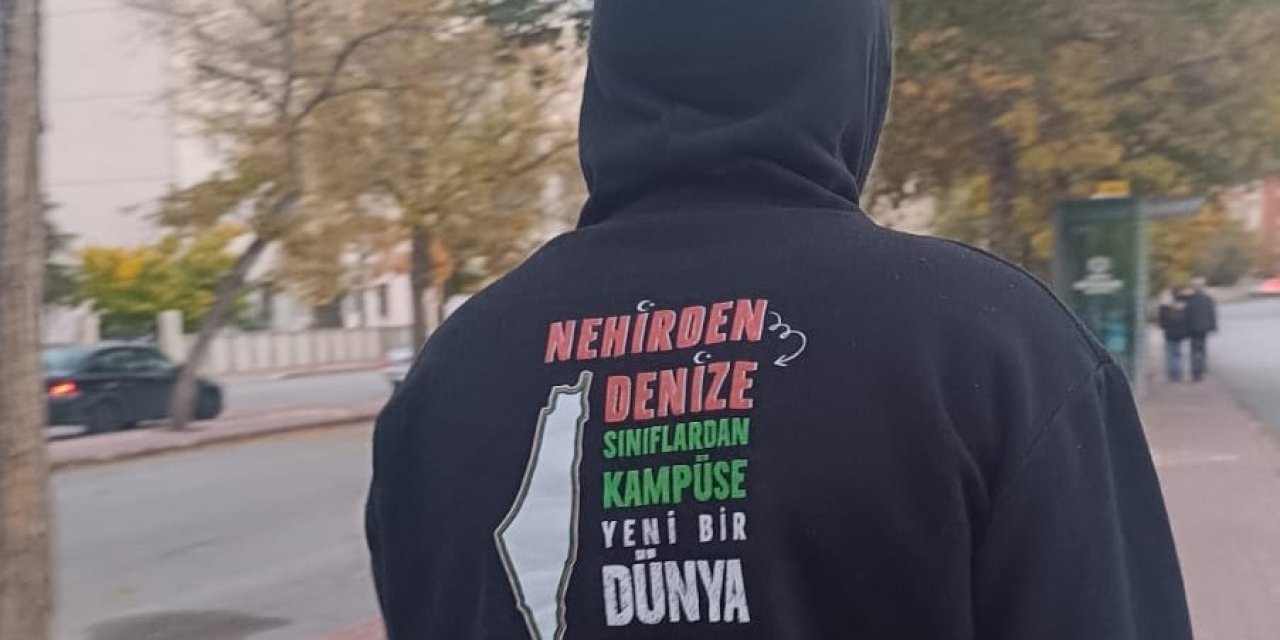 Konya’da Filistin’e sessiz destek