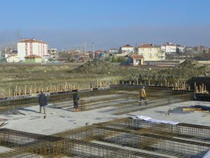 Kulu’da Emniyet hizmet binası inşaatı sürüyor