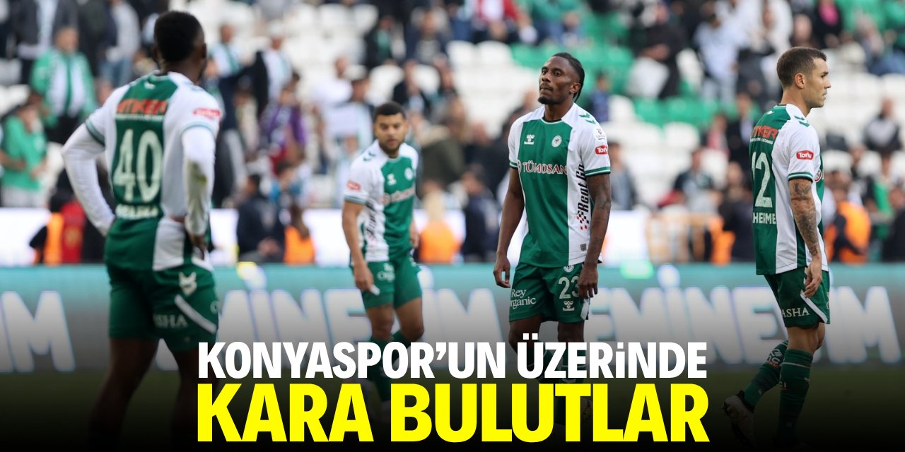 Konyaspor’un üzerinde kara bulutlar!