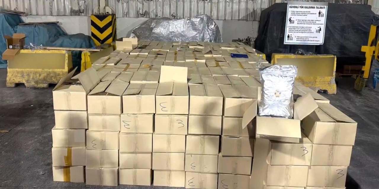 1,5 ton uyuşturucu ele geçirildi