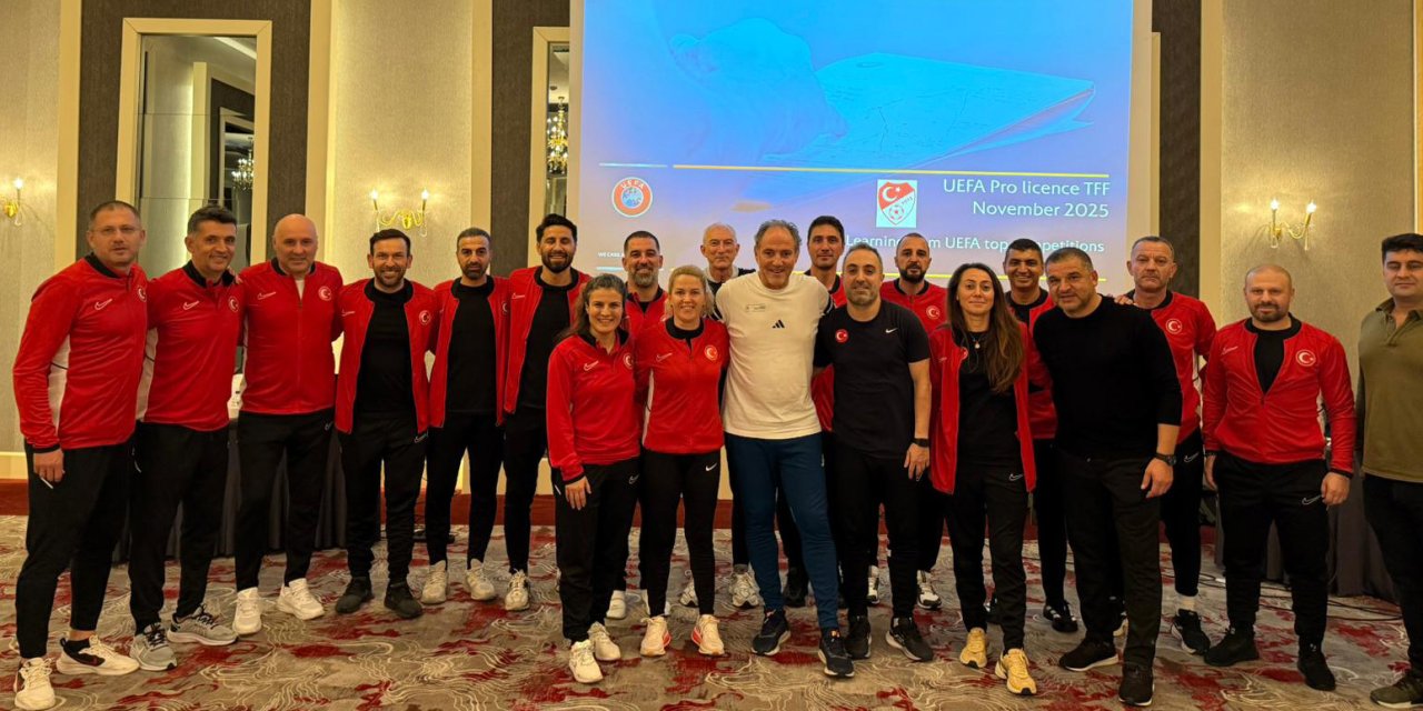 UEFA Pro Lisans Kursu 4. Modül eğitimi tamamlandı