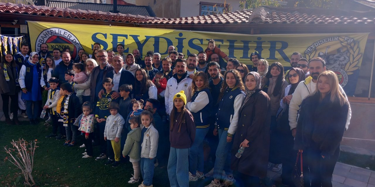 Seydişehir Fenerbahçeliler ailesi kahvaltıda buluştu